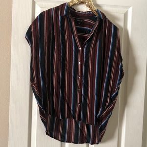 Madewell striped Central Shirt